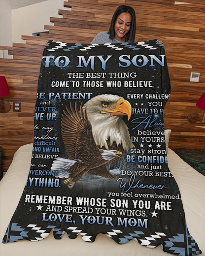 Special blanket for Son - From Mom blanket