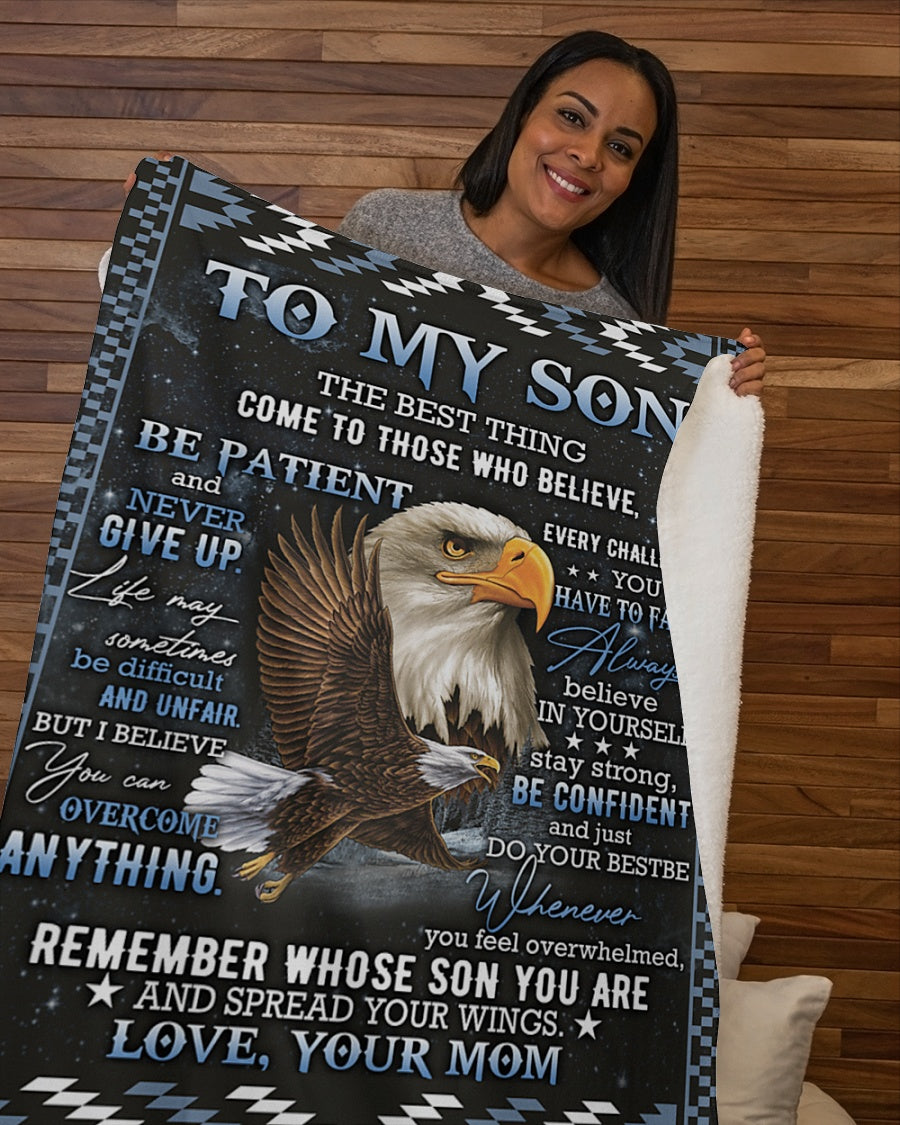 Special blanket for Son - From Mom blanket