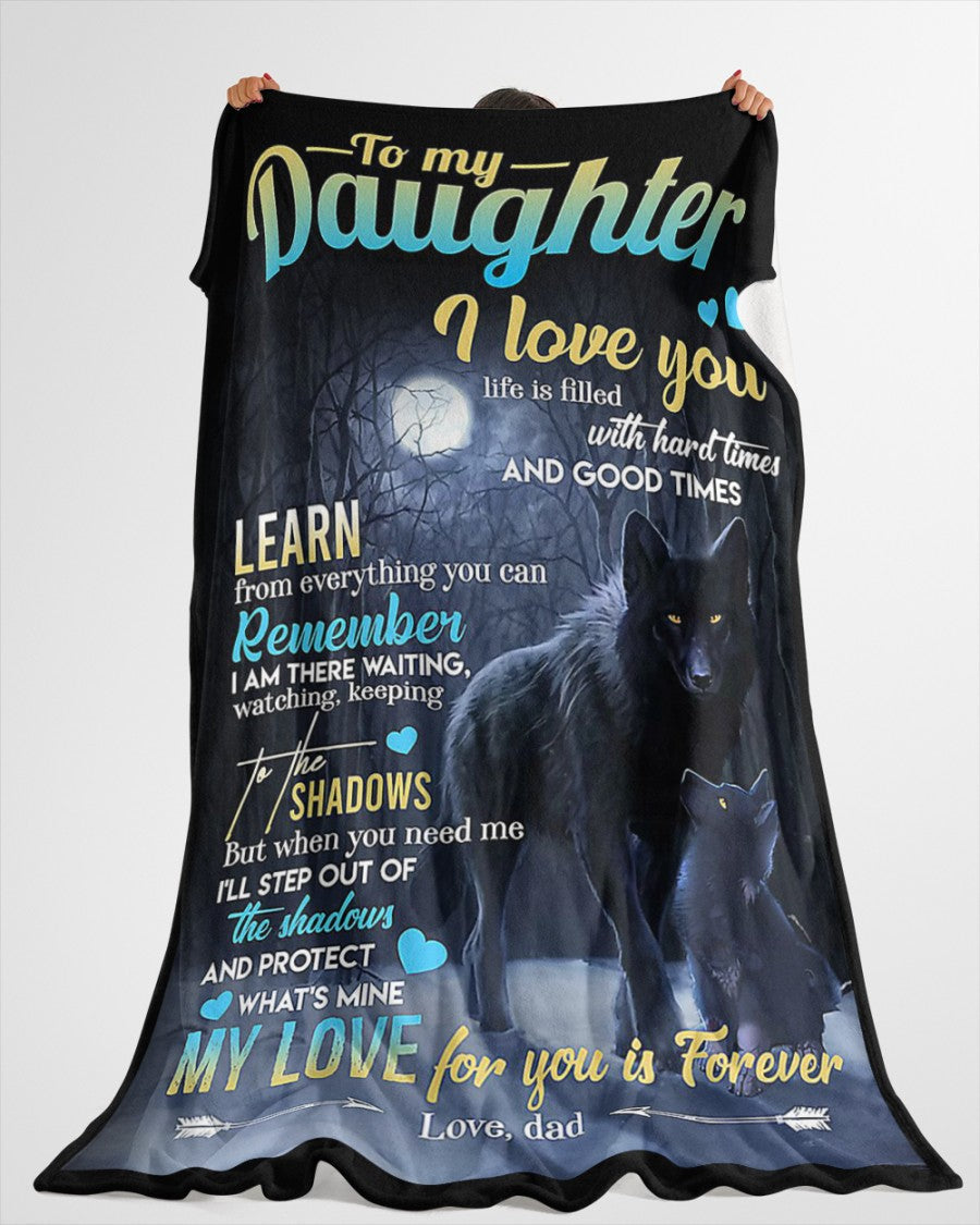 Special Gift For Your Daughter Blanket - From Dad