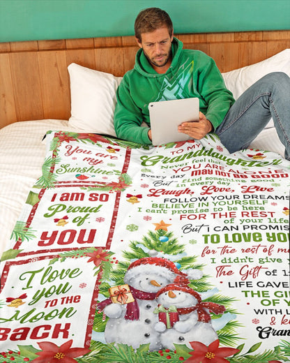 BLANKET FOR GRANDDAUGHTER FROM GRANDMA – XMAS GIFT (SKUB-CHRISTMAS)