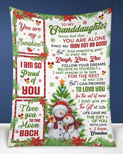 BLANKET FOR GRANDDAUGHTER FROM GRANDMA – XMAS GIFT (SKUB-CHRISTMAS)