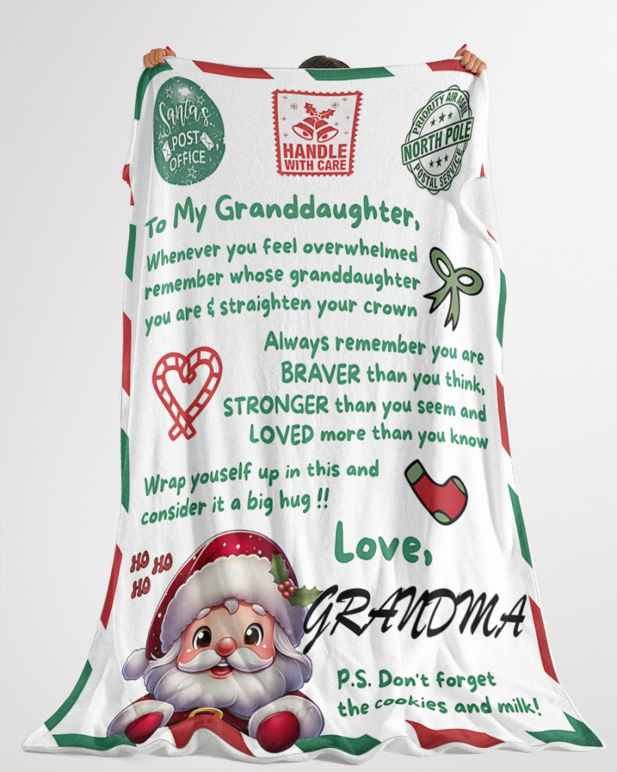 BLANKET FOR GRANDDAUGHTER FROM GRANDMA – XMAS GIFT (SKUB-CHRISTMAS3)
