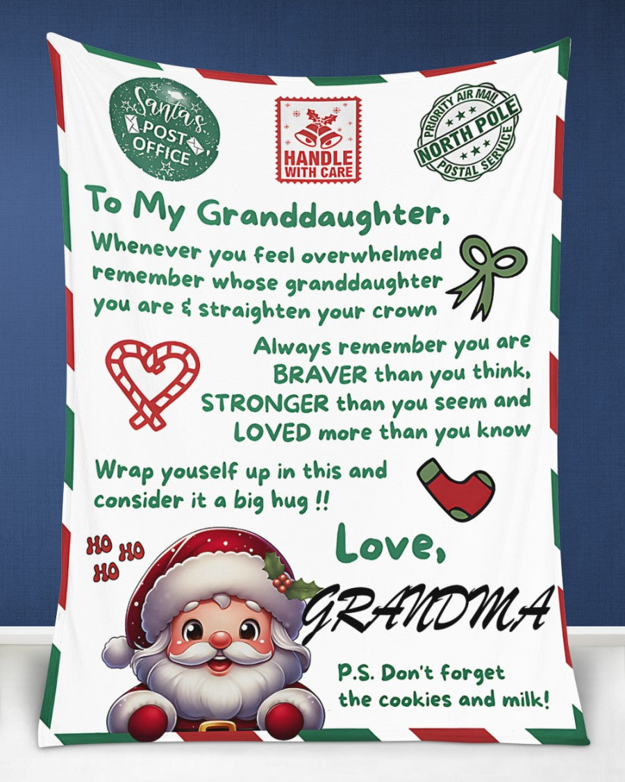 BLANKET FOR GRANDDAUGHTER FROM GRANDMA – XMAS GIFT (SKUB-CHRISTMAS3)