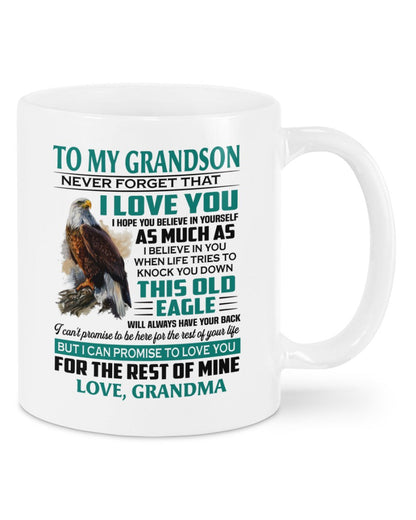 TO GRANDSON MUG 02 - GIFT FROM GRANDMA - snow00