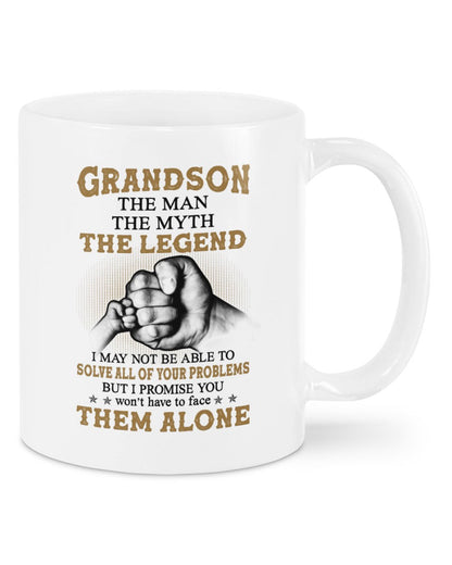 TO GRANDSON MUG 03 - GIFT FROM GRANDMA - snow00