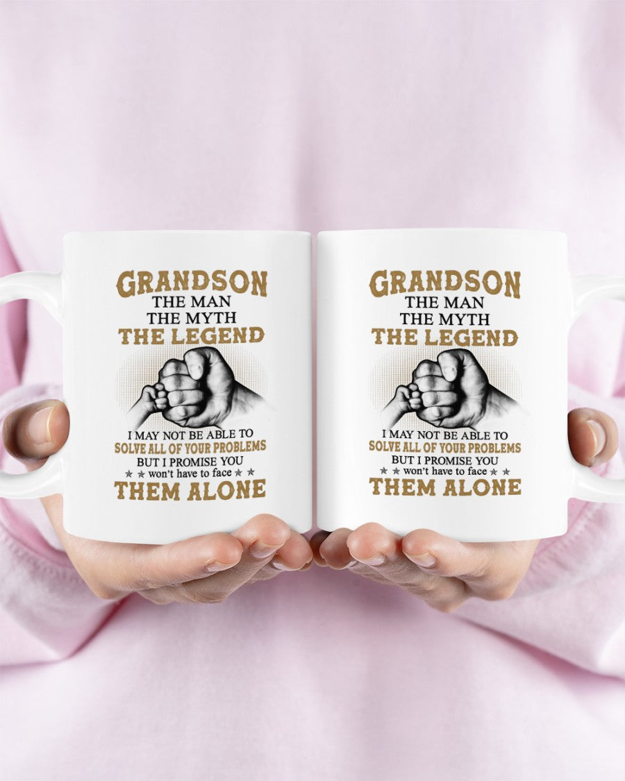 TO GRANDSON MUG 03 - GIFT FROM GRANDMA - snow00