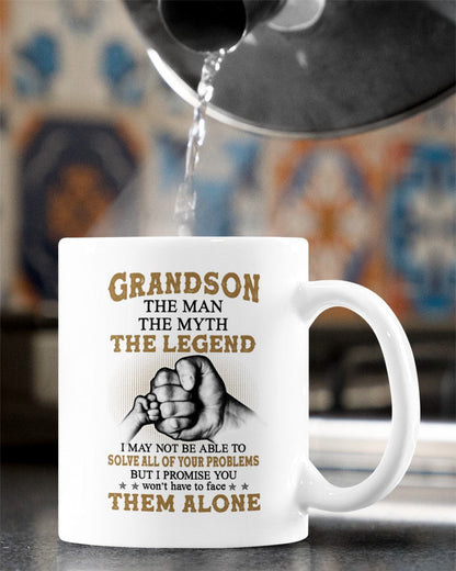 TO GRANDSON MUG 03 - GIFT FROM GRANDMA - snow00
