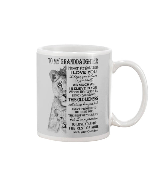 TO GRANDDAUGHTER MUG 04 - GIFT FROM GRANDMA - snow00
