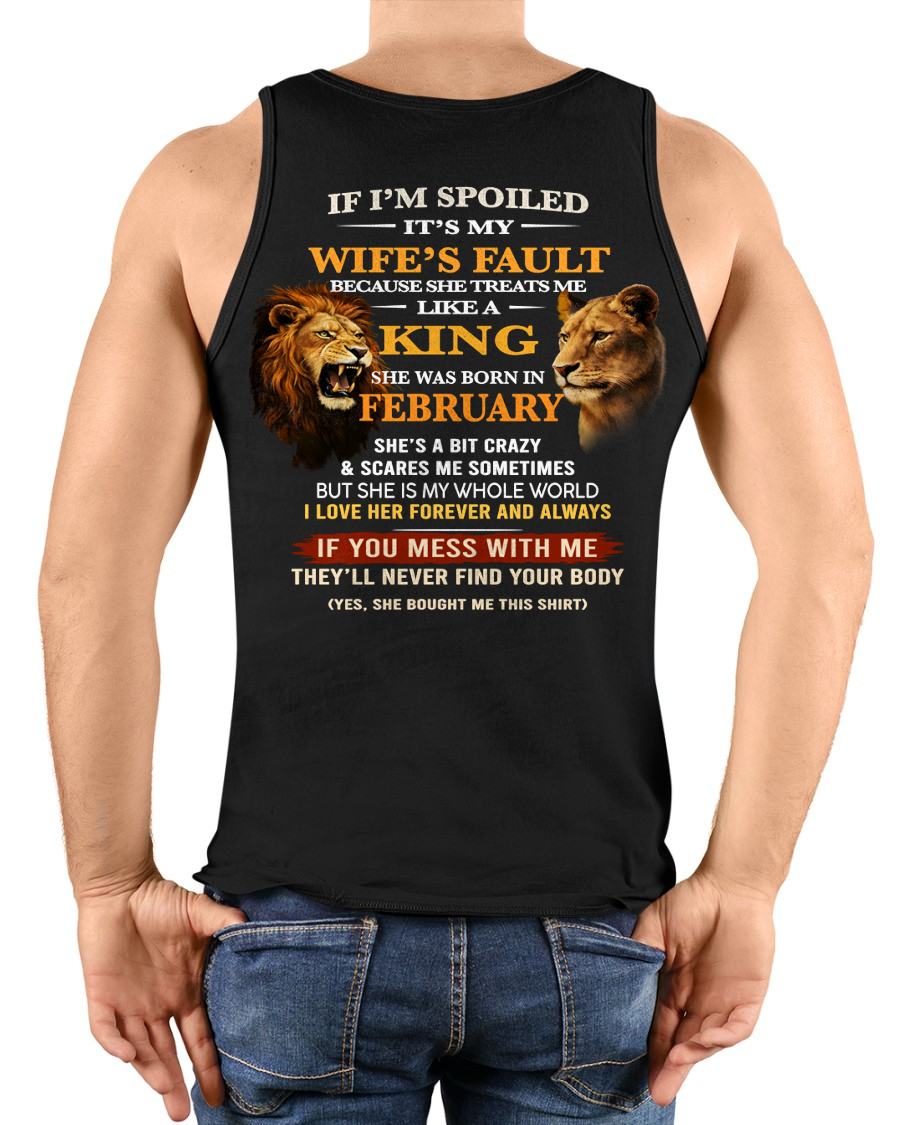 FEBRUARY - SPOILED HUSBAND - GIFT FROM WIFE - SNOW02 (SKU26T-01-60-02)