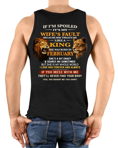 FEBRUARY - SPOILED HUSBAND - GIFT FROM WIFE - SNOW02 (SKU26T-01-60-02)