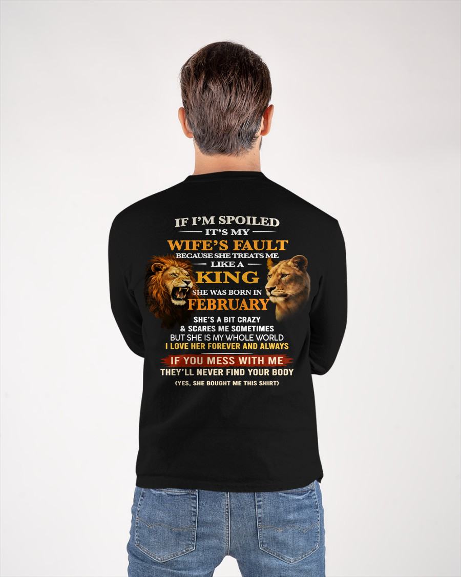 FEBRUARY - SPOILED HUSBAND - GIFT FROM WIFE - SNOW02 (SKU26T-01-60-02)