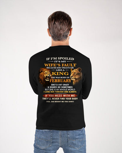 FEBRUARY - SPOILED HUSBAND - GIFT FROM WIFE - SNOW02 (SKU26T-01-60-02)