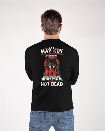 MAY - KIND AND LOVING ARE MY NATURE - BIRTHDAY T-SHIRT FOR MEN - SNOW05 (SKU26T-01-17-05)