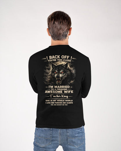 BACK OFF! YOU'RE TOO CLOSE - GIFT FROM WIFE - SNOW00 (SKU26T-01-25-00)