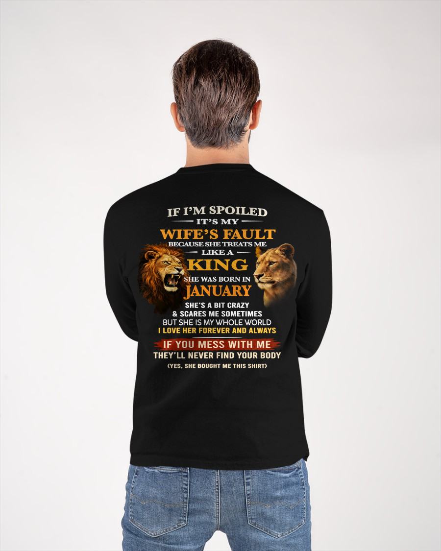 JANUARY - SPOILED HUSBAND - GIFT FROM WIFE - SNOW01 (SKU26T-01-60-01)