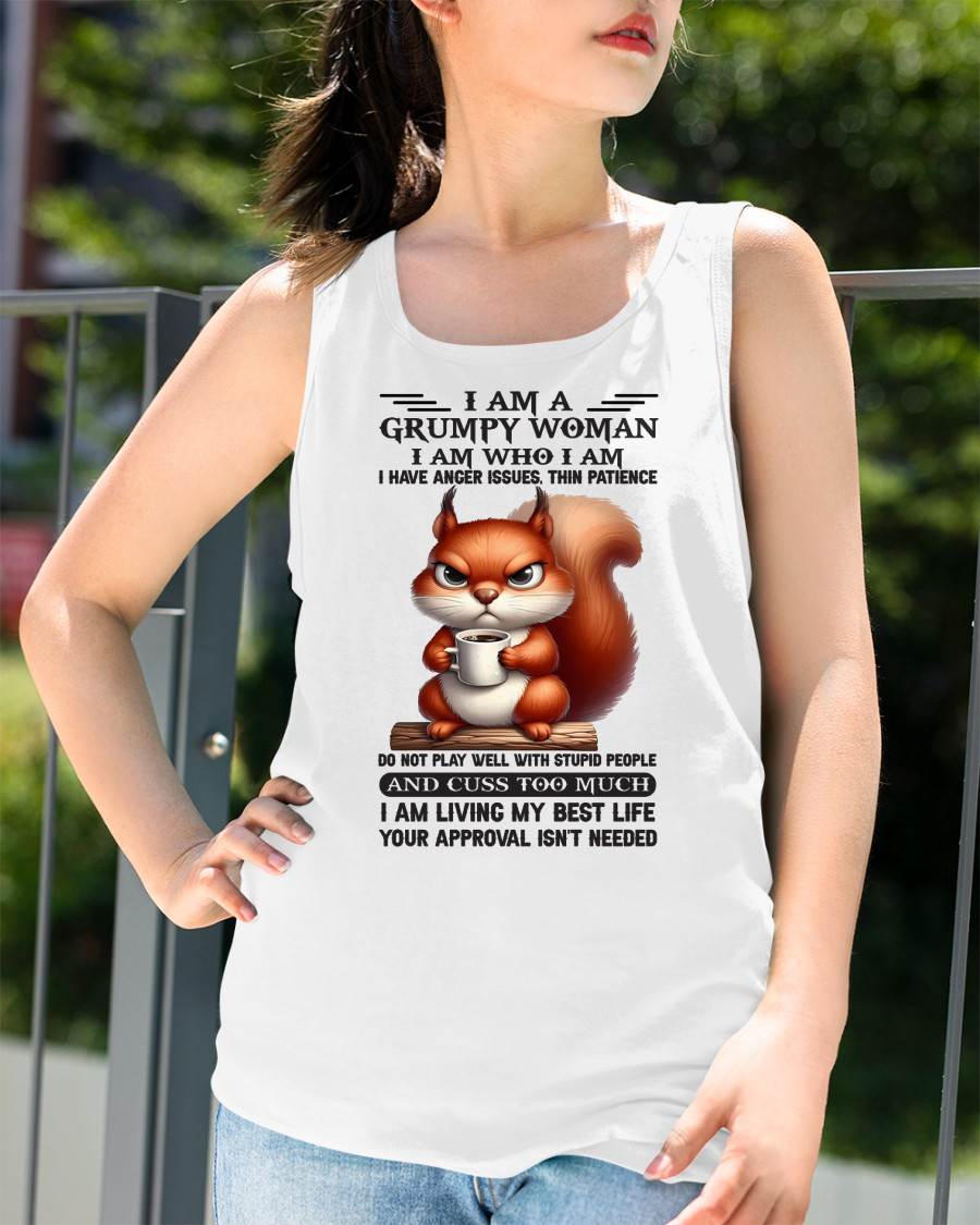 GRUPMY WOMAN - BIRTHDAY SHIRT FOR WOMEN - SNOW00 (SKU09-07-00)