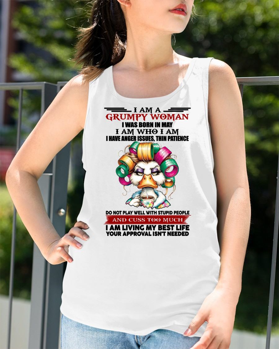 MAY - GRUMPY WOMAN - BIRTHDAY SHIRT FOR WOMEN - FMA / SNOW05 (SKU26T-01-22-05)