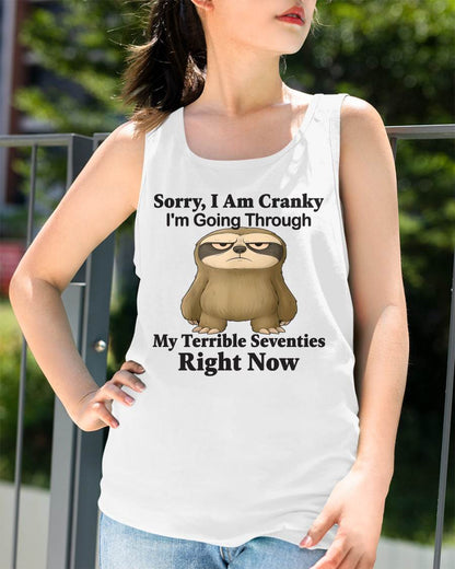 SORRY I AM CRANKY - BIRTHDAY SHIRT FOR WOMEN - SNOW00 (SKU12-226)