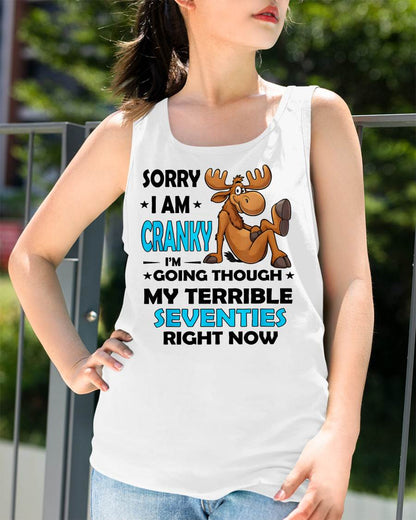 SORRY I AM CRANKY - BIRTHDAY SHIRT FOR WOMEN - SNOW00 (SKU12-249)