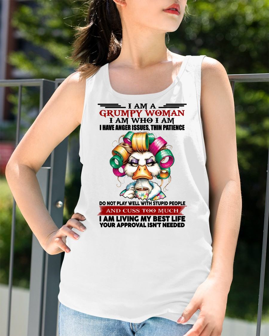 GRUMPY WOMAN - BIRTHDAY SHIRT FOR WOMEN - SNOW00 (SKU26T-01-22-00)