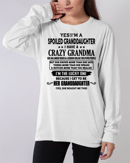 LUCKY GRANDDAUGHTER! - FROM GRANDMA - snow00 (SKU12-119-00)