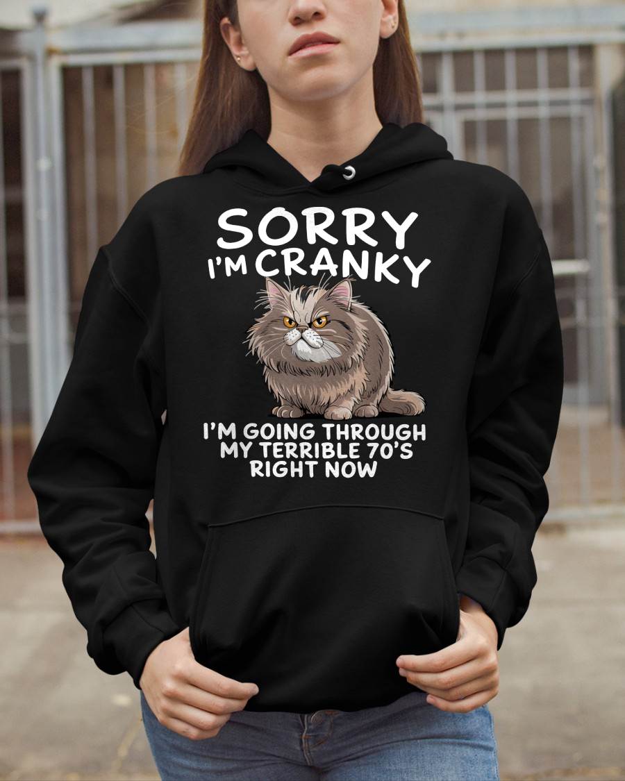 SORRY I AM CRANKY - BIRTHDAY SHIRT FOR WOMEN - SNOW00 (SKU12-248)