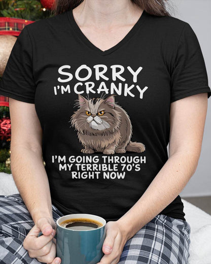 SORRY I AM CRANKY - BIRTHDAY SHIRT FOR WOMEN - SNOW00 (SKU12-248)