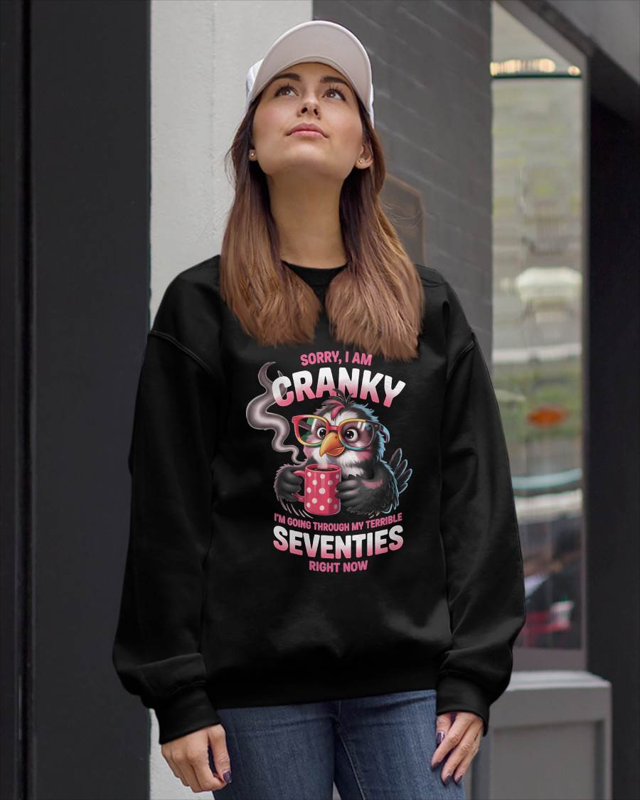 SORRY I AM CRANKY - BIRTHDAY SHIRT FOR WOMEN - SNOW00 (SKU12-227)