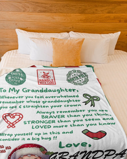 BLANKET FOR GRANDDAUGHTER – COMFORT & WARMTH GIFT  Sherpa Fleece Blanket NTTD00 (SKUB10-181)