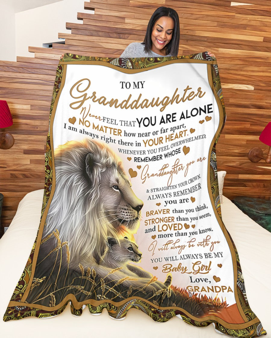 BLANKET FOR GRANDDAUGHTER – COMFORT & WARMTH GIFT FROM GRANDPA  Sherpa Fleece Quilt Blanket SNOW (SKUB11-54)