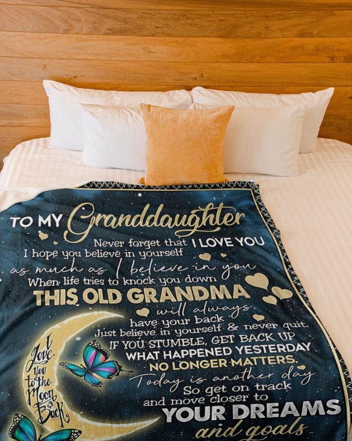 BLANKET FOR GRANDDAUGHTER FROM GRANDMA FULL (SKUB-BLK-GMD2)