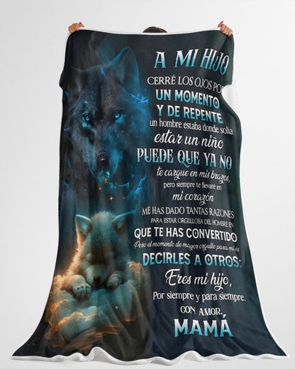 MANTA PARA HIJO – REGALO DE COMODIDAD Y CALOR DE MAMÁ Manta acolchada de forro polar Sherpa NTTDsp (SKUB11-79)