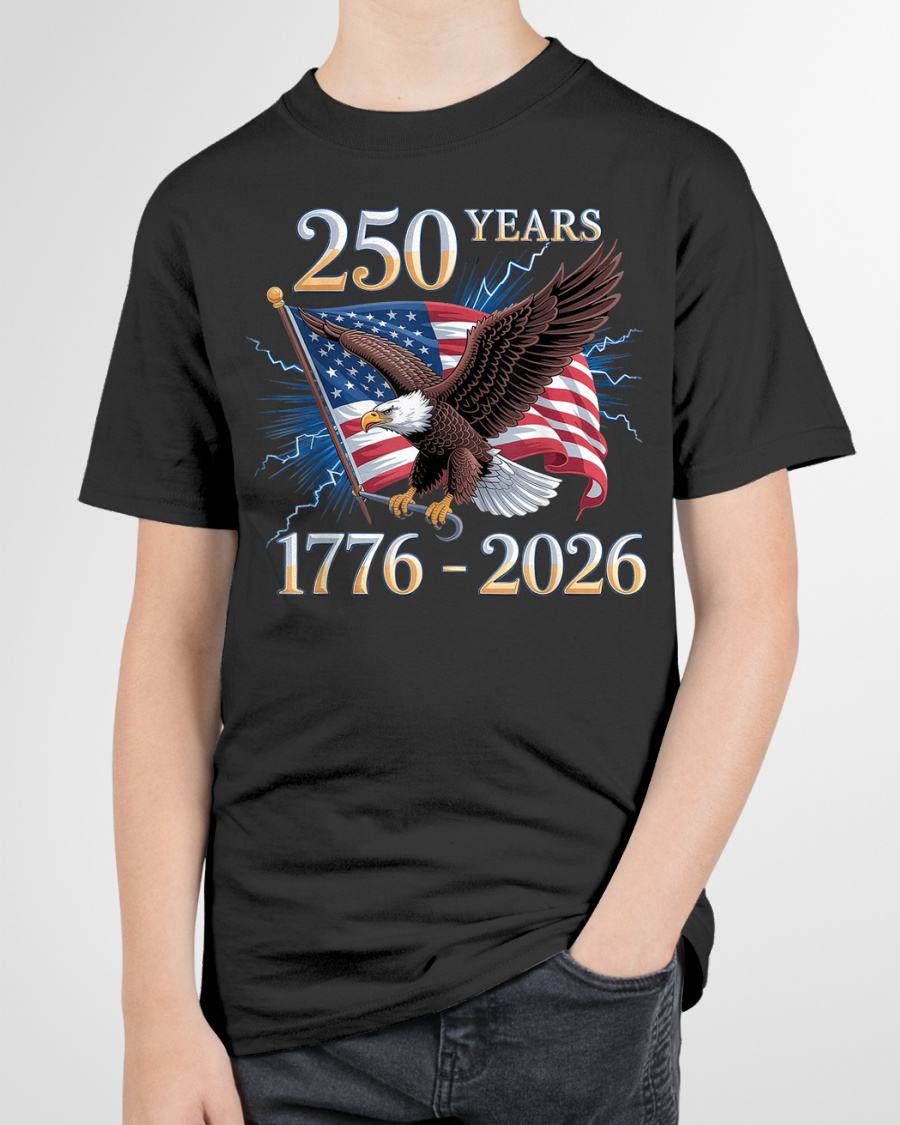 U.S 250th BIRTHDAY T-SHIRT - US250 (SKU26T-0185)
