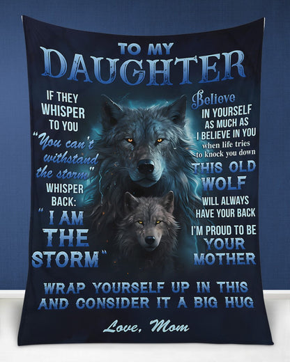 BLANKET FOR DAUGHTER – COMFORT & WARMTH GIFT FROM MOM Sherpa Fleece Quilt Blanket SNOW00 (SKUB12-97)