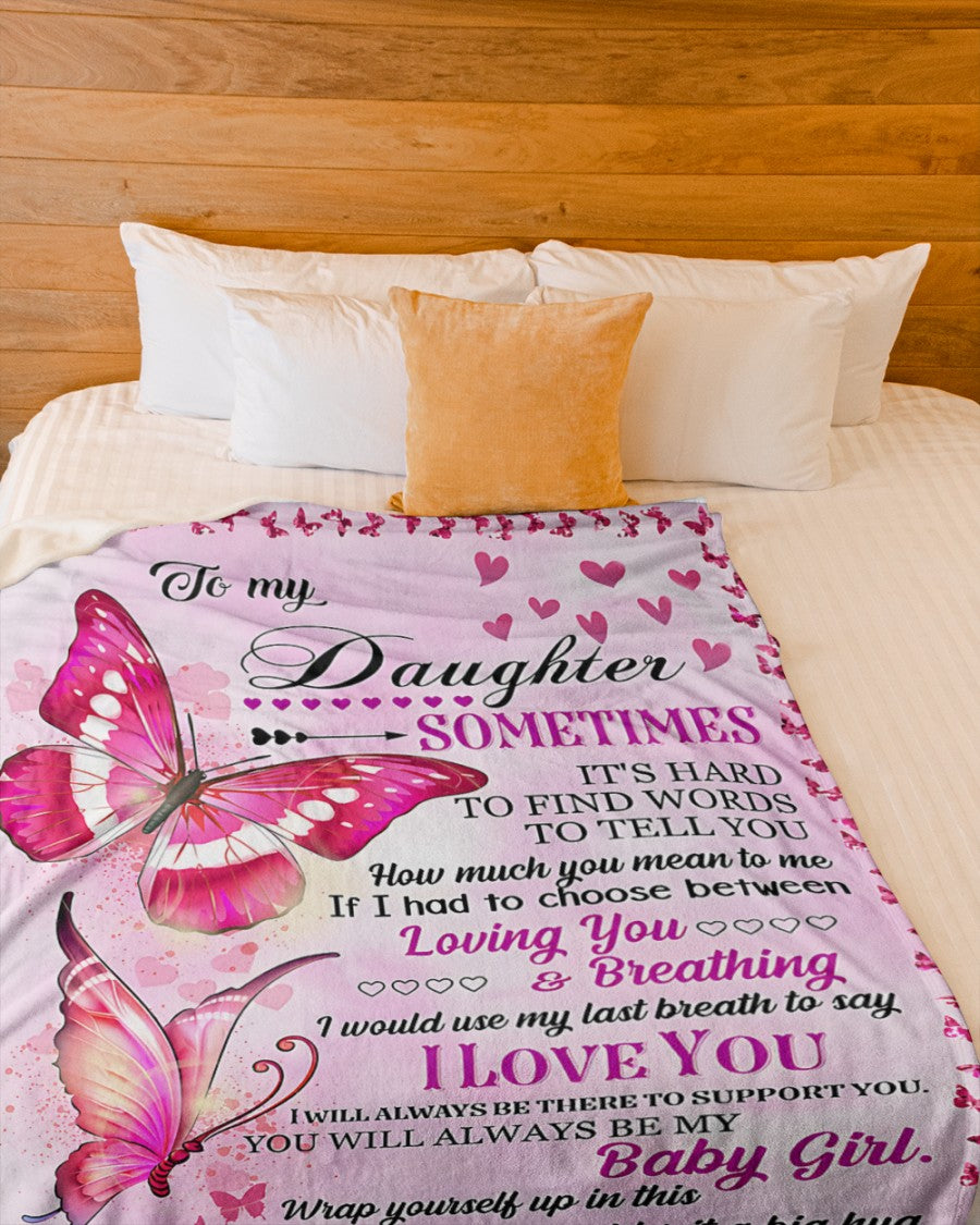 BLANKET FOR DAUGHTER – COMFORT & WARMTH GIFT FROM MOM Sherpa Fleece Quilt Blanket SNOW00