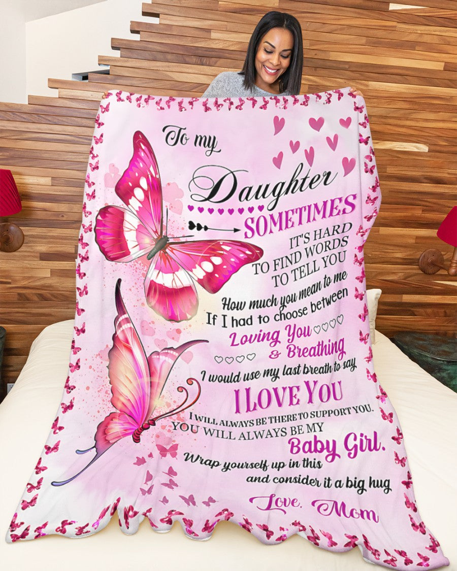 BLANKET FOR DAUGHTER – COMFORT & WARMTH GIFT FROM MOM Sherpa Fleece Quilt Blanket SNOW00