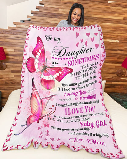 BLANKET FOR DAUGHTER – COMFORT & WARMTH GIFT FROM MOM Sherpa Fleece Quilt Blanket SNOW00