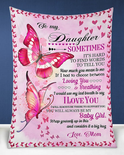 BLANKET FOR DAUGHTER – COMFORT & WARMTH GIFT FROM MOM Sherpa Fleece Quilt Blanket SNOW00