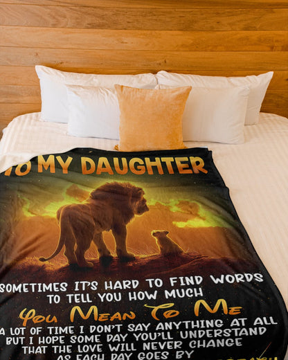 BLANKET FOR DAUGHTER – COMFORT & WARMTH GIFT FROM DAD Sherpa Fleece Quilt Blanket SNOW00