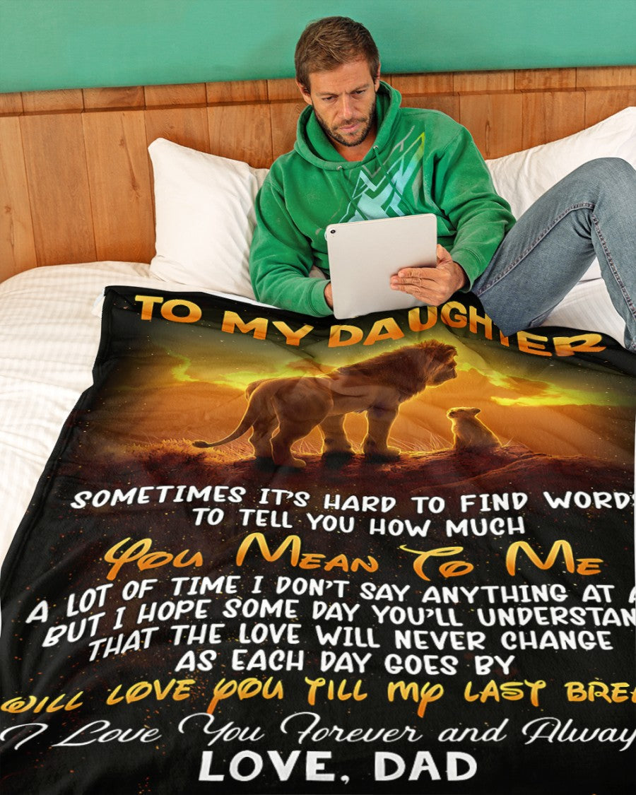 BLANKET FOR DAUGHTER – COMFORT & WARMTH GIFT FROM DAD Sherpa Fleece Quilt Blanket SNOW00