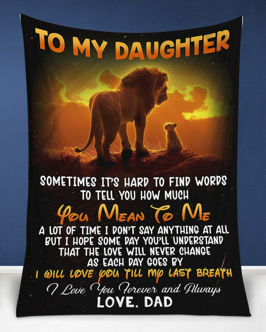 BLANKET FOR DAUGHTER – COMFORT & WARMTH GIFT FROM DAD Sherpa Fleece Quilt Blanket SNOW00