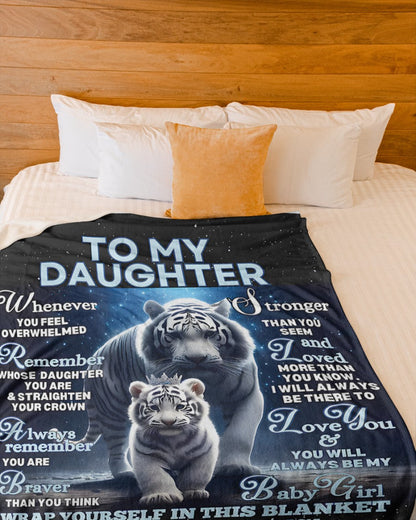 BLANKET FOR DAUGHTER – COMFORT & WARMTH GIFT FROM MOM Sherpa Fleece Quilt Blanket SNOW00 (SKUB12-153)