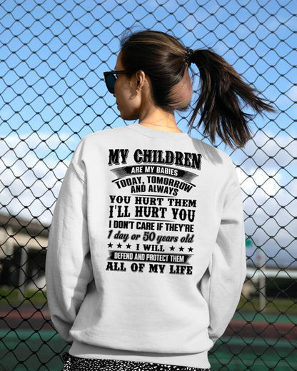 MY CHILDREN ARE MY BABY - T-SHIRT FOR MOM - SNOW00 (SKU12-274)