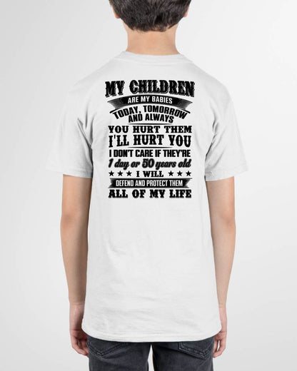 MY CHILDREN ARE MY BABY - T-SHIRT FOR MOM - SNOW00 (SKU12-274)