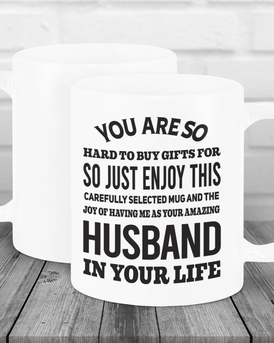 FUNNY MUG FOR YOUR WIFE - PERFECT GIFT FOR VALENTINE'S DAY - GIFT FROM HUSBAND SNOW00 (SKU12-327)