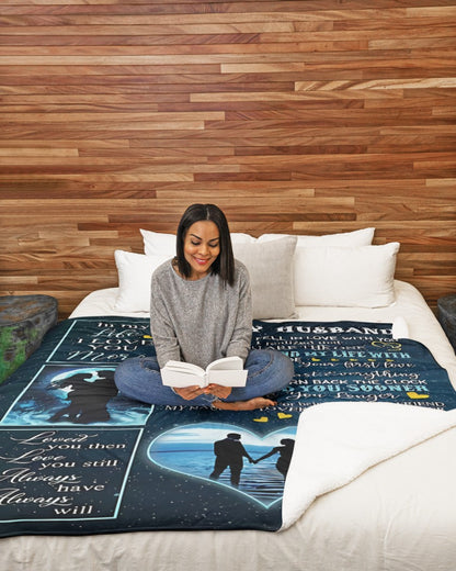 Special Gift For Your Husband Blanket - From Wife (SKU-CHAU-B12) FULL