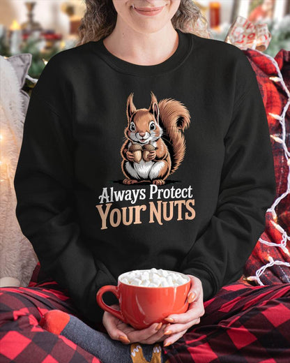 Always Protect Your Nuts Forest Animal Pet Cute Squirrel Premium T-Shirt