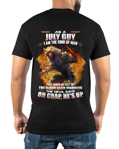 JULY, MY FEET HIT THE FLOOR EACH MORNING-SNOW MALE07 (SKU26T-01-13-07)