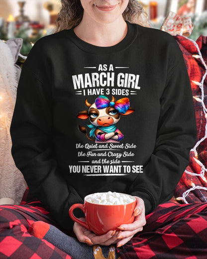 MARCH SHIRT, I HAVE 3 SIDES - SNOW03 (SKU2605-103-03)