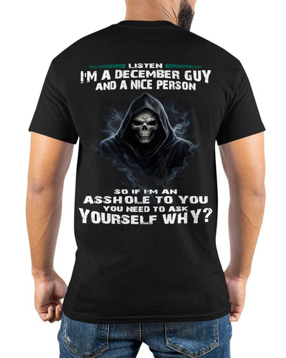DECEMBER, LISTEN I’M A DECEMBER GUY AND A NICE PERSON - SNOW MALE12 (SKU26T-01269-12)